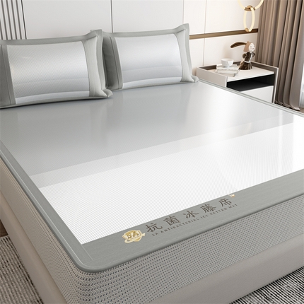 91家纺网 家纺一手货源 找家纺 （总）鑫姿席业 2025新款渐变款亲肤舒适5A抗菌冰丝席