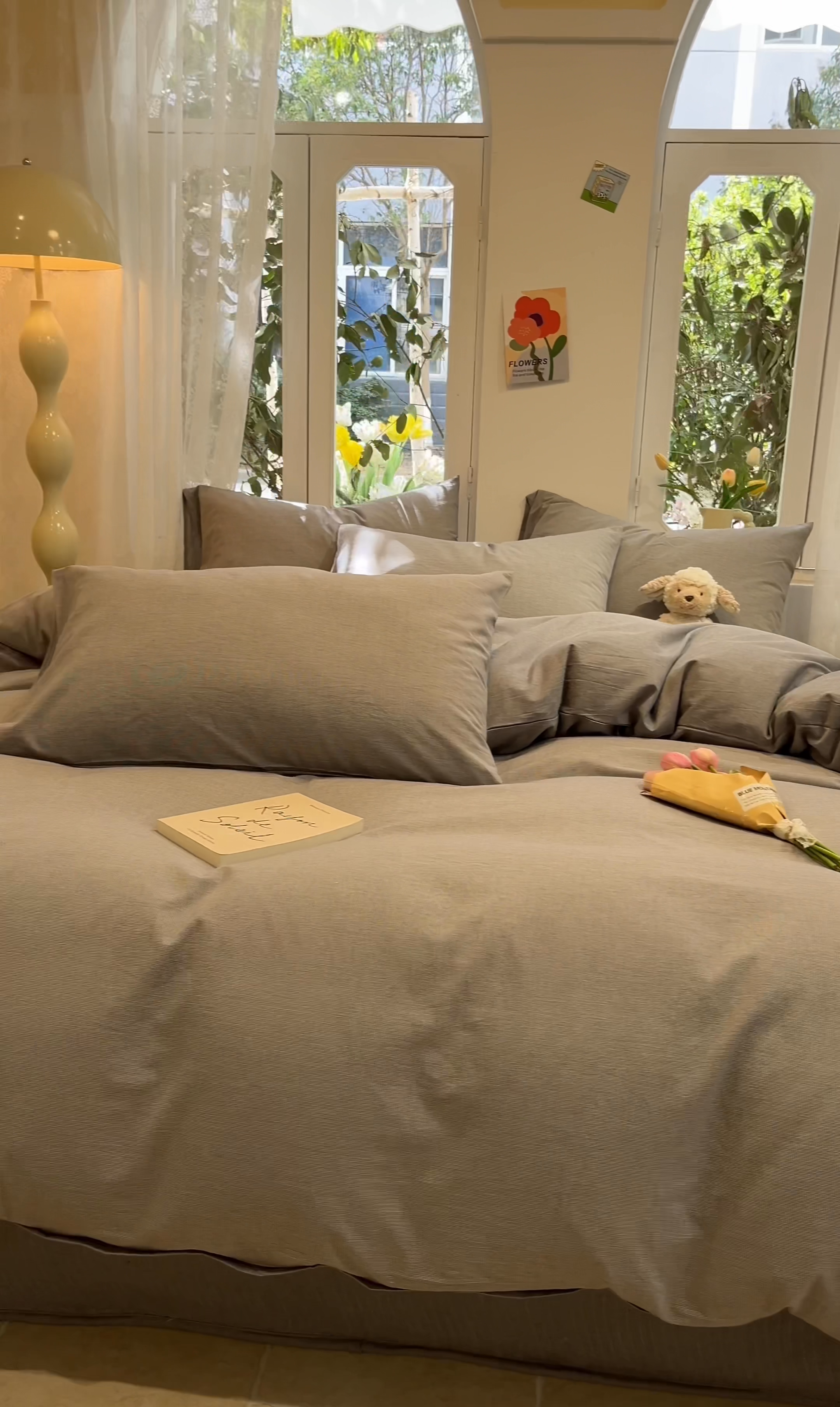 91家纺网 家纺一手货源 找家纺 喜居 2024新款全棉色织被套单被套纯棉被套全棉被套 小千鸟灰