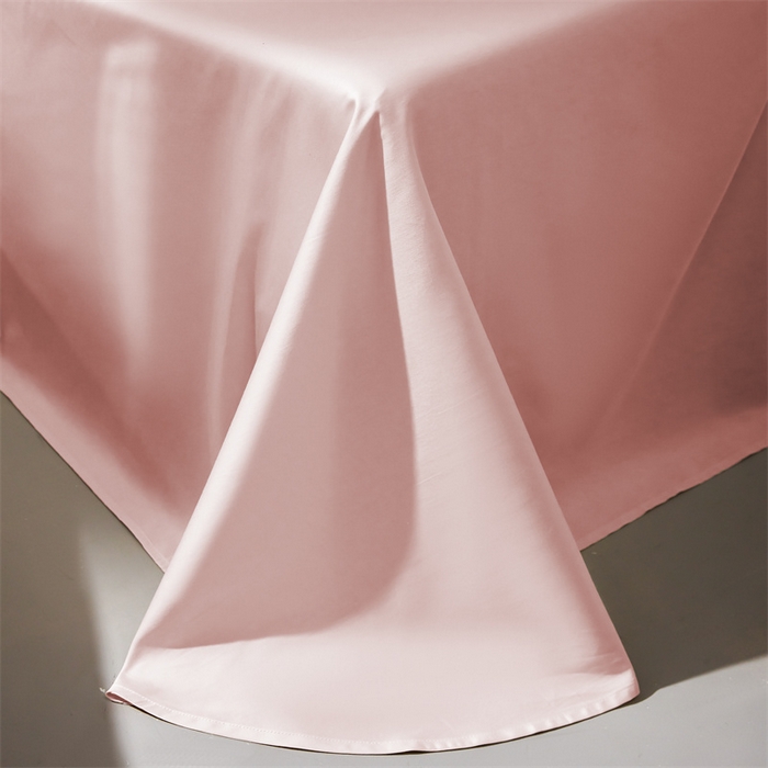 91家纺网 家纺一手货源 找家纺 秀色家纺 2025新款高端酒店纯色50支贡缎长绒棉床单单件纯棉全棉贡缎可裸睡单双人 莫奈-琳蕴储