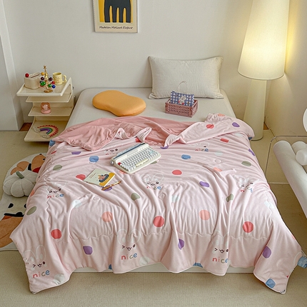 91家纺网 家纺一手货源 找家纺 （总）源舜家纺 2025新款印花系列针织华夫格夏被