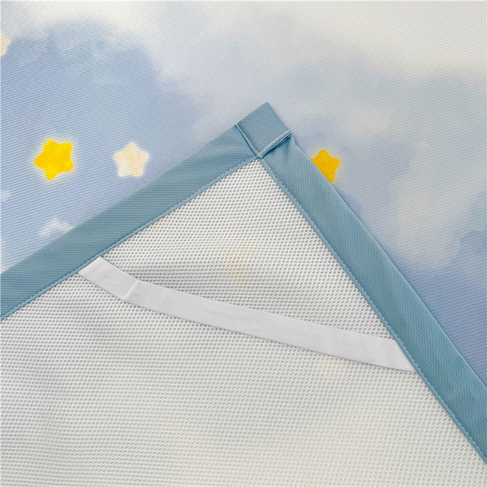 91家纺网 家纺一手货源 找家纺 喜居 2024新款碳光冰丝席冰丝凉席印花冰丝席三件套软凉席子 星河