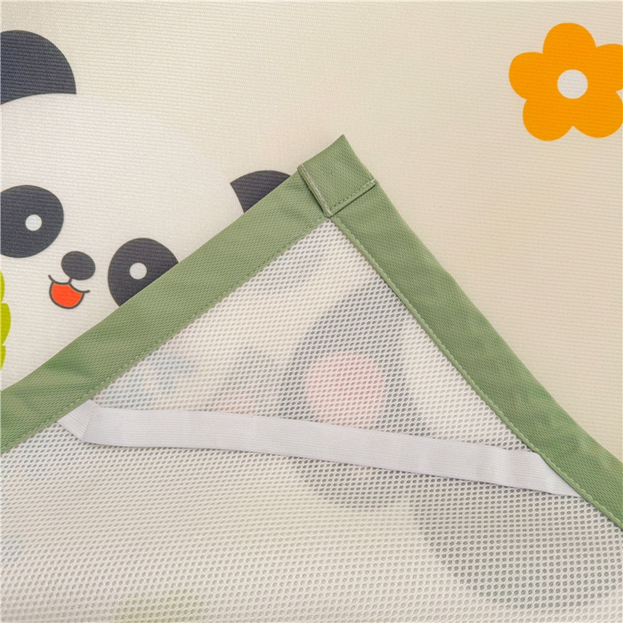 91家纺网 家纺一手货源 找家纺 喜居 2024新款碳光冰丝席冰丝凉席印花冰丝席三件套软凉席子 熊猫圆圆