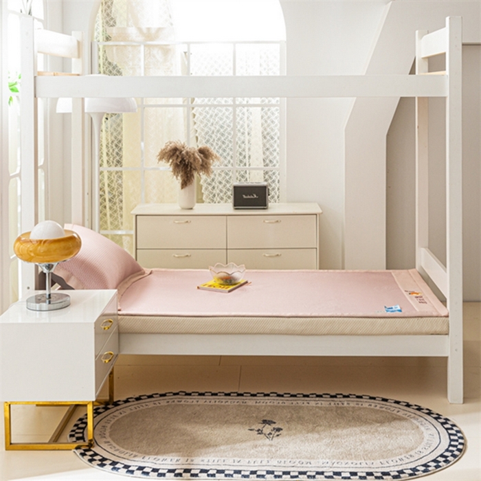 91家纺网 家纺一手货源 找家纺 （总）凉百百 2024新款学生季凉豆豆3D按摩刺绣学生凉席直播电商量大价优