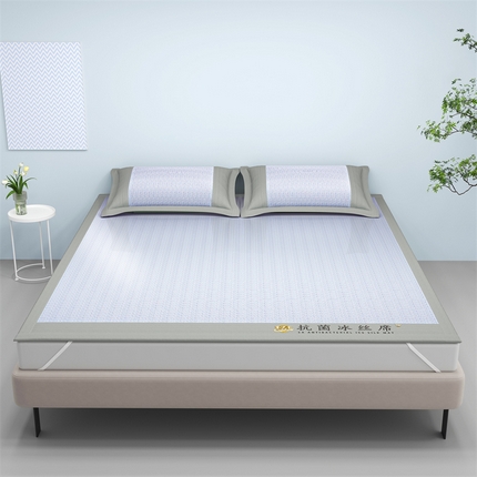 91家纺网 家纺一手货源 找家纺 （总）鑫姿席业 2025新款亲肤舒适5A抗菌冰丝席