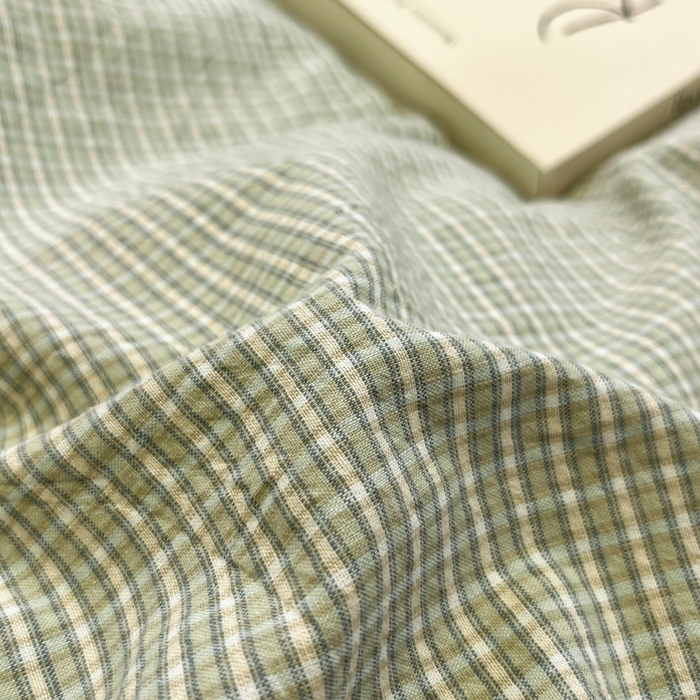 91家纺网 家纺一手货源 找家纺 喜居 2024新款全棉色织被套单被套纯棉被套全棉被套 初春格