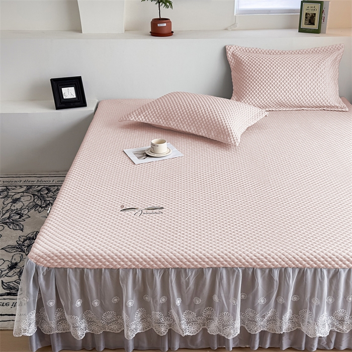 91家纺网 家纺一手货源 找家纺 （总）凉百百 2024新款凉豆豆大方豆床裙凉席冰丝凉席可水洗机洗源头厂家直发