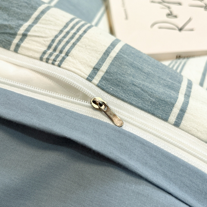 91家纺网 家纺一手货源 找家纺 喜居 2024新款全棉色织被套单被套纯棉被套全棉被套 桦林兰