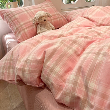 91家纺网 家纺一手货源 找家纺 （总）喜居 2024新款全棉色织被套单被套纯棉被套全棉被套