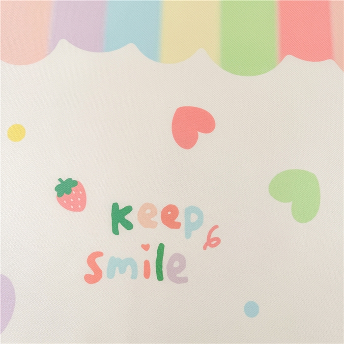 91家纺网 家纺一手货源 找家纺 喜居 2024新款碳光冰丝席冰丝凉席印花冰丝席三件套软凉席子 彩虹草莓