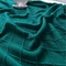 91家纺网 家纺一手货源 找家纺 朴尔家纺-毛巾被 2024新款菱形格条纹流苏手工针织毯 墨绿色