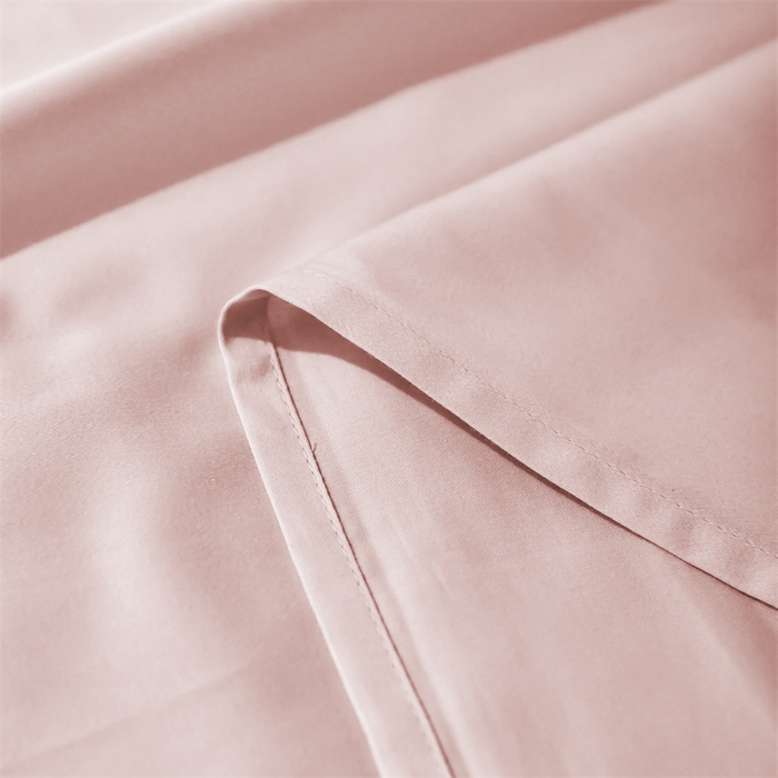 91家纺网 家纺一手货源 找家纺 秀色家纺 2025新款高端酒店纯色50支贡缎长绒棉床单单件纯棉全棉贡缎可裸睡单双人 莫奈-琳蕴储