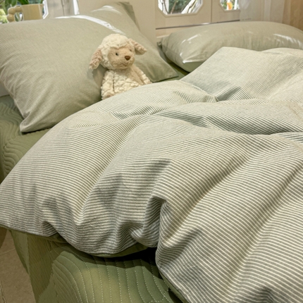 91家纺网 家纺一手货源 找家纺 （总）喜居 2024新款全棉色织被套单被套纯棉被套全棉被套