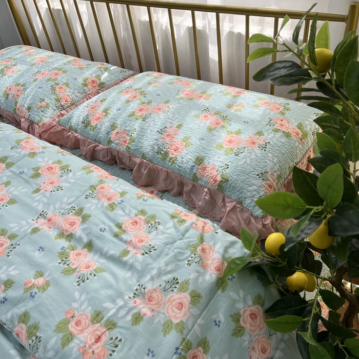 91家纺网 家纺一手货源 找家纺 暖居 2024新款被套床盖四件套 茜茜公主