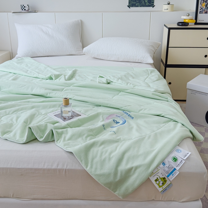 91家纺网 家纺一手货源 找家纺 （总）久典家居 2024新款A类抗菌云感华夫格凉感针织夏凉被空调被