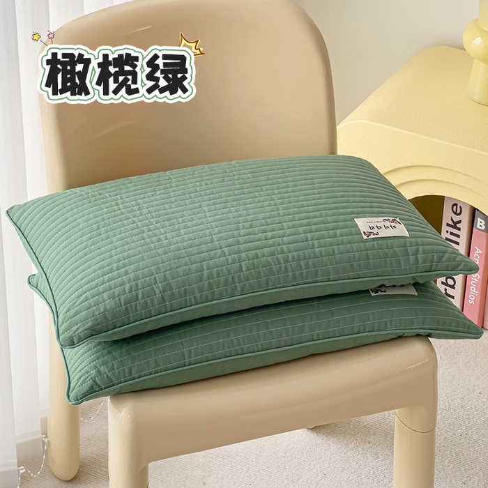 91家纺网 家纺一手货源 找家纺 （总）她喜爱枕芯 2024新款韩式水洗棉简约全荞麦枕枕头枕芯33*55cm