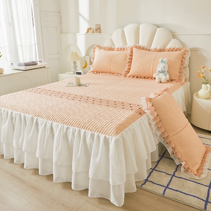 宜凡家纺 2024新款0.6乳胶床裙凉席 爱恋 芳香玉