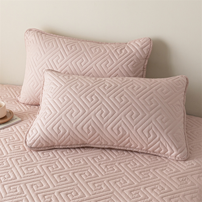 91家纺网 家纺一手货源 找家纺 古吉梦 2024新款水洗棉磨毛夹棉床笠 夹棉床笠-豆沙