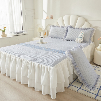 91家纺网 家纺一手货源 找家纺 （总）宜凡家纺 2024新款0.6乳胶床裙凉席