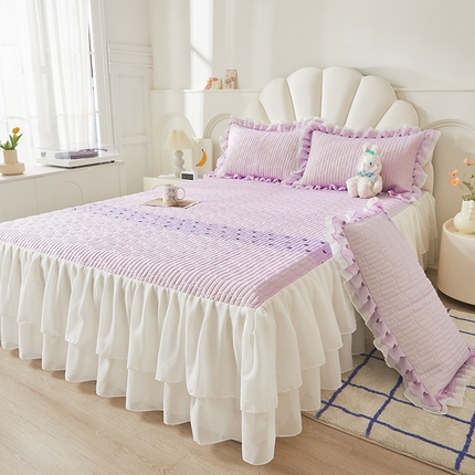 91家纺网 家纺一手货源 找家纺 （总）宜凡家纺 2024新款0.6乳胶床裙凉席