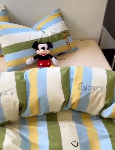 91家纺网 家纺一手货源 找家纺 田野 2024新款13372全棉INS印花四件套 幻影