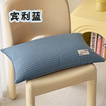 91家纺网 家纺一手货源 找家纺 （总）她喜爱枕芯枕头 2024新款韩式水洗棉简约全荞麦枕枕头枕芯33*55cm
