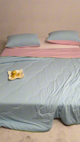 91家纺网 家纺一手货源 找家纺 佳居缘 2024新款西瓜冰柠被空调被夏被 西瓜粉