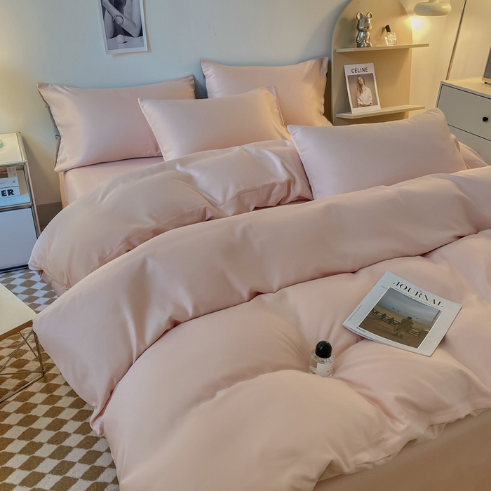 91家纺网 家纺一手货源 找家纺 （总）老K (原美阁） 2024新款水洗真丝四件套冰丝四件套单件被套夏天四件套跑量款