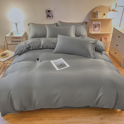 91家纺网 家纺一手货源 找家纺 （总）老K (原美阁） 2024新款水洗真丝四件套冰丝四件套单件被套夏天四件套跑量款