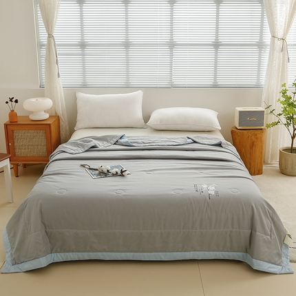 91家纺网 家纺一手货源 找家纺 （总）凡客家居 2024新款磨毛纯色新疆棉花夏被夏凉被空调被 