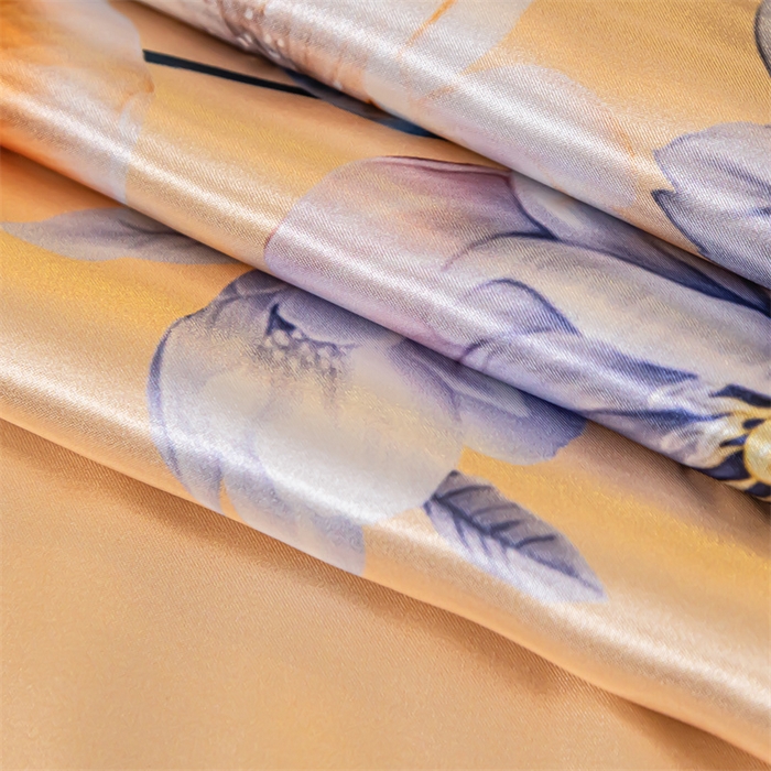 91家纺网 家纺一手货源 找家纺 梦舒羽 2025新款可水洗大版冰丝床单卡通床笠四件套 暗香-大版冰丝被套