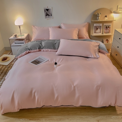 91家纺网 家纺一手货源 找家纺 （总）老K (原美阁） 2024新款水洗真丝四件套冰丝四件套单件被套夏天四件套跑量款