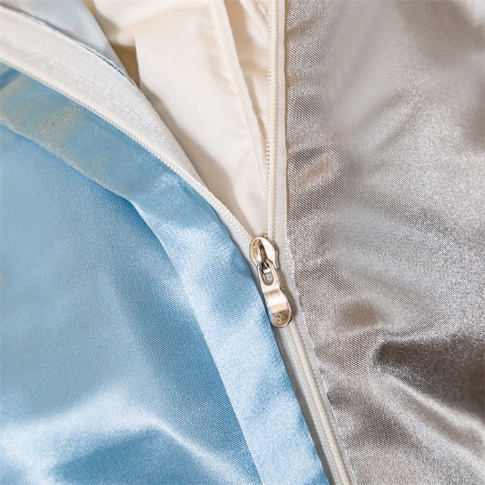 91家纺网 家纺一手货源 找家纺 梦舒羽 2025新款可水洗大版冰丝床单卡通床笠四件套 小恐龙-大版冰丝被套