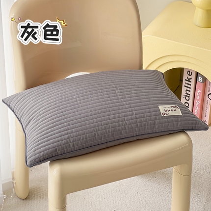 91家纺网 家纺一手货源 找家纺 （总）她喜爱枕芯枕头 2024新款韩式水洗棉简约全荞麦枕枕头枕芯33*55cm