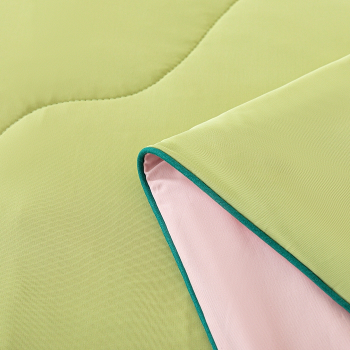 91家纺网 家纺一手货源 找家纺 佳居缘 2024新款西瓜冰柠被空调被夏被 蜜瓜粉