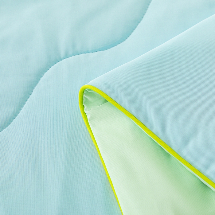 91家纺网 家纺一手货源 找家纺 佳居缘 2024新款西瓜冰柠被空调被夏被 蜜瓜绿