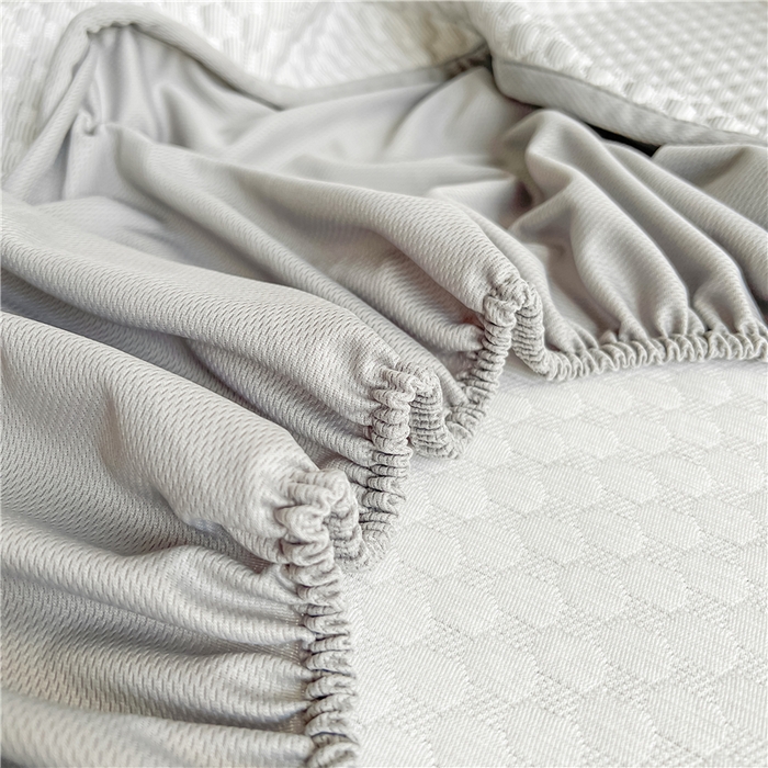 91家纺网 家纺一手货源 找家纺 喜居 2024新款良品豆豆席床笠款凉豆豆席子冰豆豆凉席软凉席 椰子灰