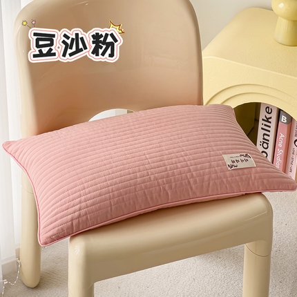 91家纺网 家纺一手货源 找家纺 （总）她喜爱枕芯枕头 2024新款韩式水洗棉简约全荞麦枕枕头枕芯33*55cm