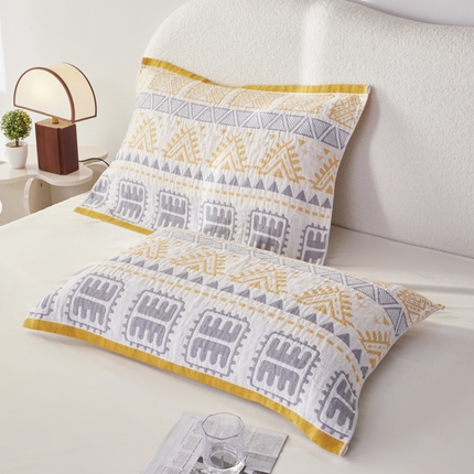 91家纺网 家纺一手货源 找家纺 （总）爱港家纺 2024新款全棉水洗抗菌枕巾防滑不缩水枕巾