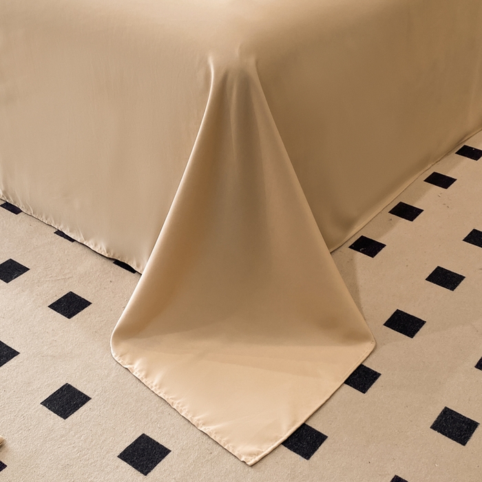 91家纺网 家纺一手货源 找家纺 梦之岛 2024新款A类浮雕立体水洗真丝天丝四件套 浮雕路易斯-香槟