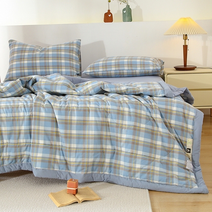 花言狐语 2025新款A类全棉水洗棉夏被四件套 莫妮兰-单夏被