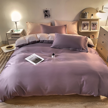 91家纺网 家纺一手货源 找家纺 （总）老K (原美阁） 2024新款水洗真丝四件套冰丝四件套单件被套夏天四件套跑量款