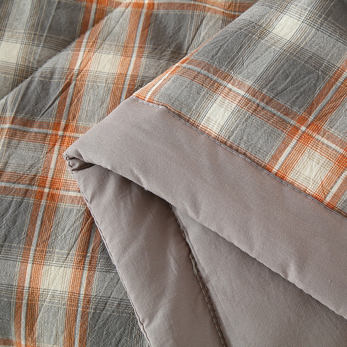 91家纺网 家纺一手货源 找家纺 花言狐语 2025新款A类全棉水洗棉夏被四件套 诺卡-单夏被