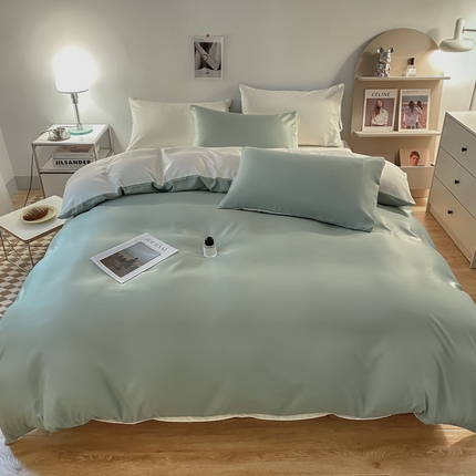 91家纺网 家纺一手货源 找家纺 （总）老K (原美阁） 2024新款水洗真丝四件套冰丝四件套单件被套夏天四件套跑量款