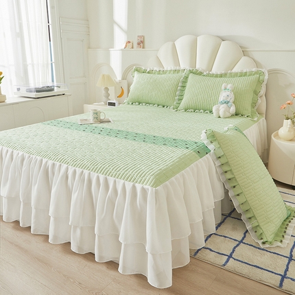 91家纺网 家纺一手货源 找家纺 （总）宜凡家纺 2024新款0.6乳胶床裙凉席