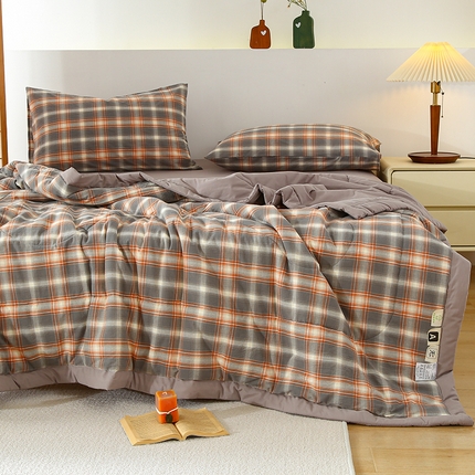 花言狐语 2025新款A类全棉水洗棉夏被四件套 诺卡-单夏被