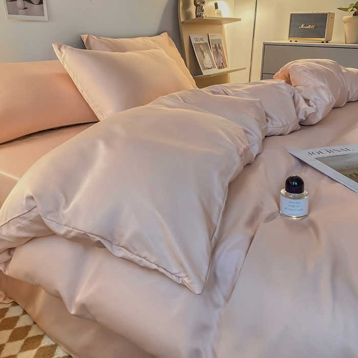 91家纺网 家纺一手货源 找家纺 （总）老K (原美阁） 2024新款水洗真丝四件套冰丝四件套单件被套夏天四件套跑量款