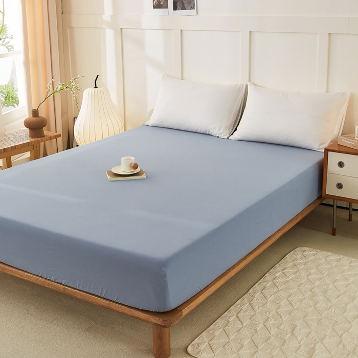 91家纺网 家纺一手货源 找家纺 凡客家居 2024新款全棉色织水洗棉单床笠学生宿舍 贝拉—咖