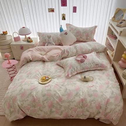 91家纺网 家纺一手货源 找家纺 （总）于果 2024新款全棉13370四件套 (6)