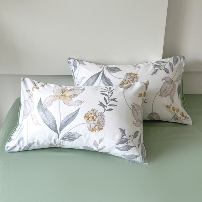 91家纺网 家纺一手货源 找家纺 千朵 2024新款莱赛尔天丝四件套 迷情