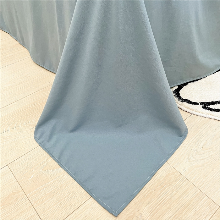 91家纺网 家纺一手货源 找家纺 梵克保罗 2024新款春夏水洗棉麻双层纱夏被四件套 浪漫梦幻